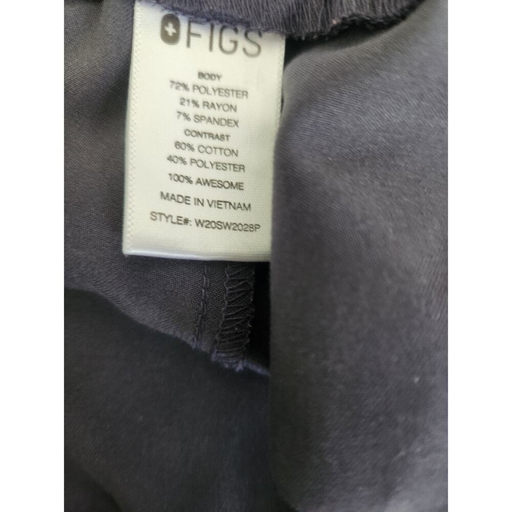 Figs Zamora Jogger scrub pants womens XL/P Gray zip pocket nurse medical office - Picture 5 of 7